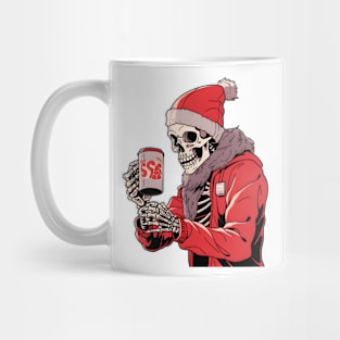 Christmas Celebration with a Skull Twist Mug